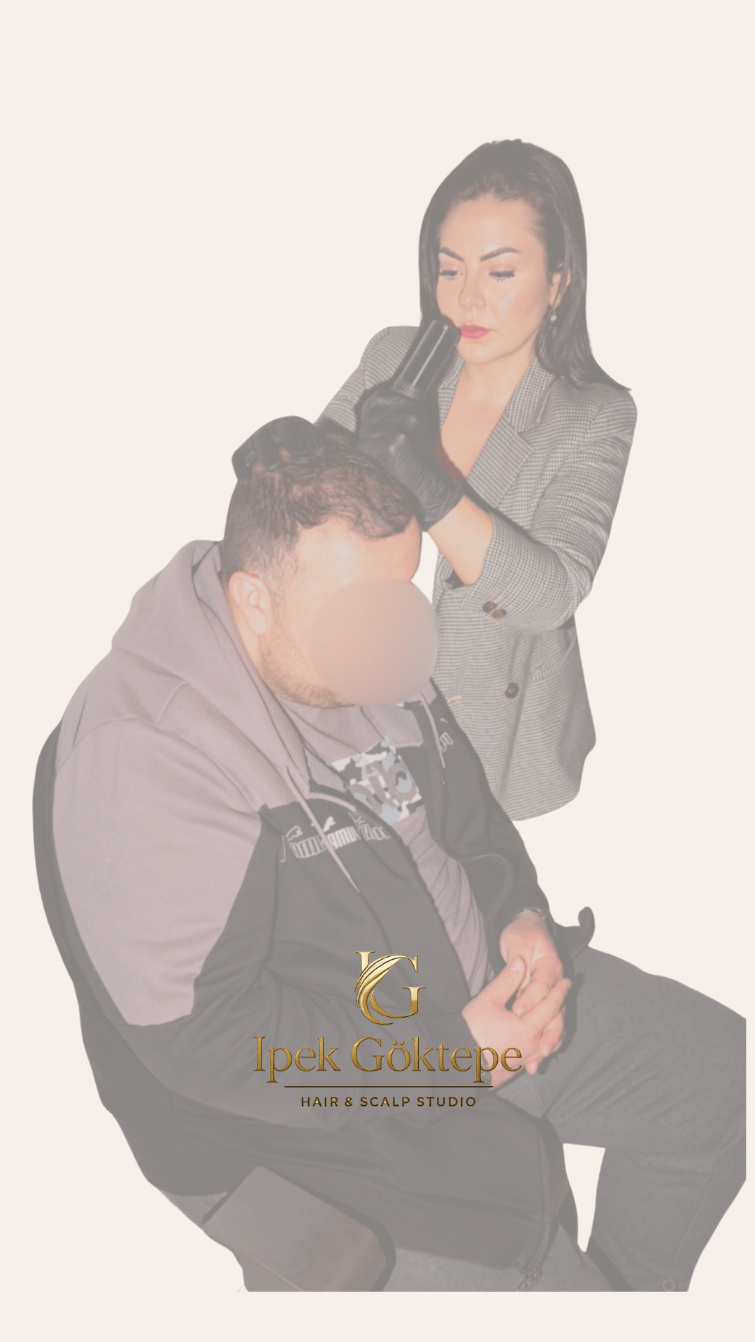 Ipek Göktepe en accompagnement capillaire